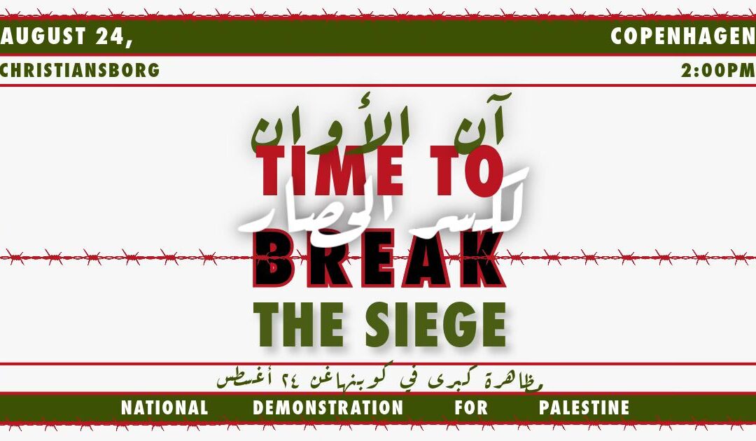 Cover for stordemo 24. august