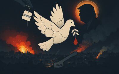 Hr. og Fru. Danmark finder tryghed i våbenhvilen – men folkemordet forsætter