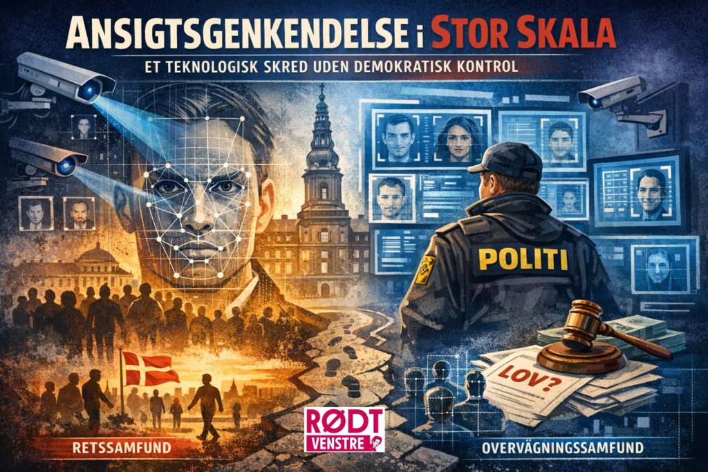 Politiforliget åbner for ansigtsgenkendelse i stor skala - Rødt Venstre