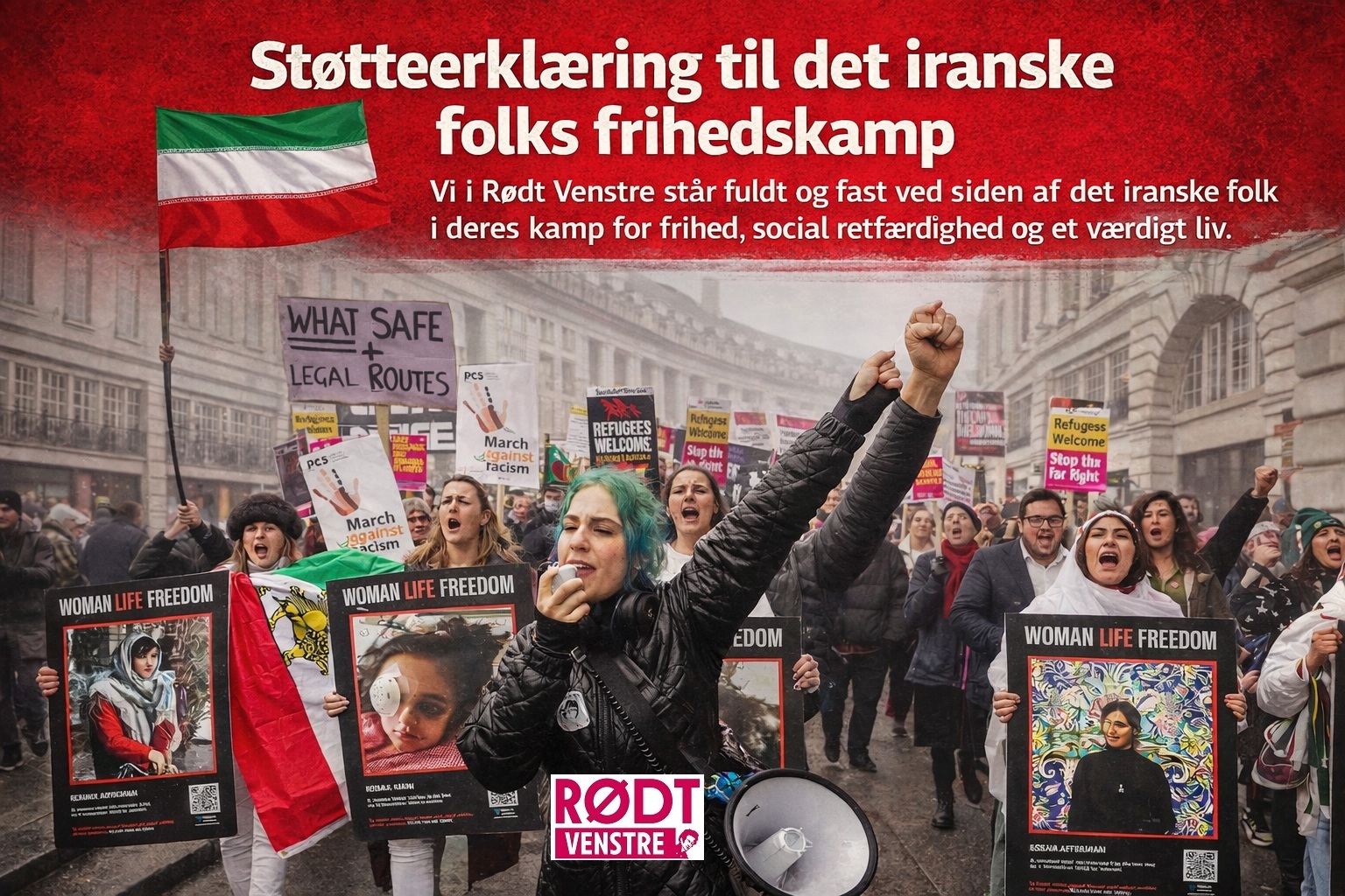 Støtteerklæring til det iranske folks frihedskamp - Rødt Venstre