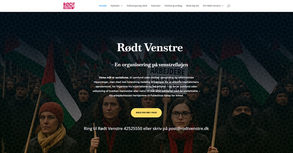 Forside - Rødt Venstre