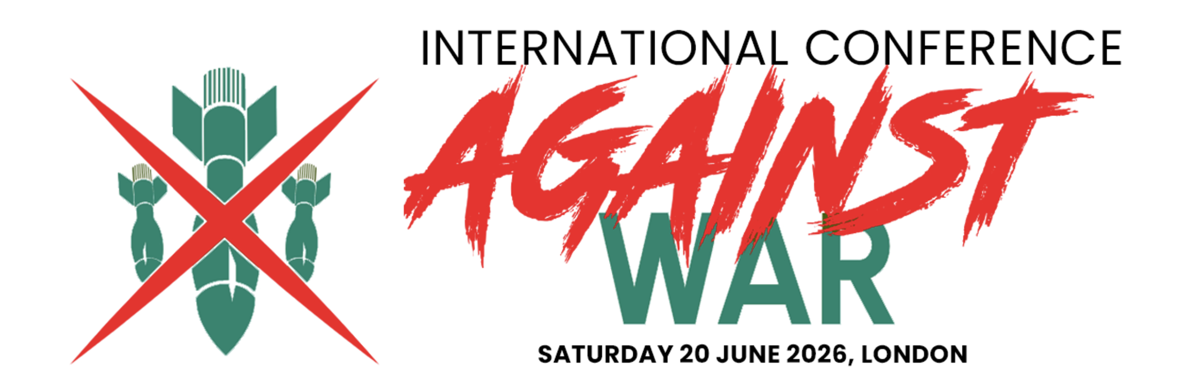 International Conference against war, London saturday 20. june, London