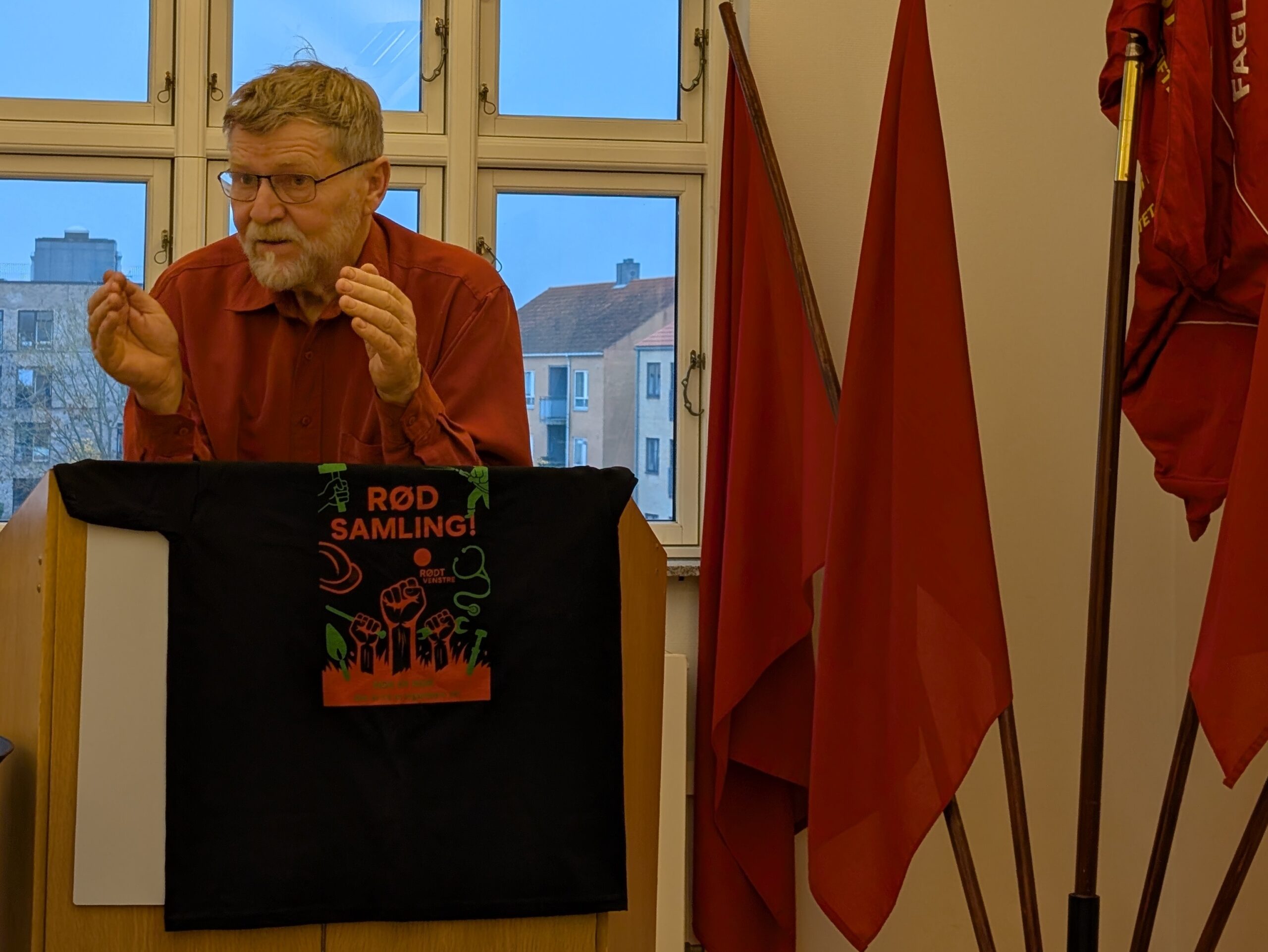 Sejer Folke taler