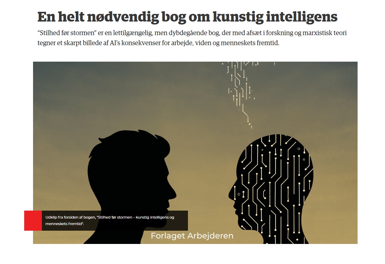 Stilhed før stormen - en nødvendig bog